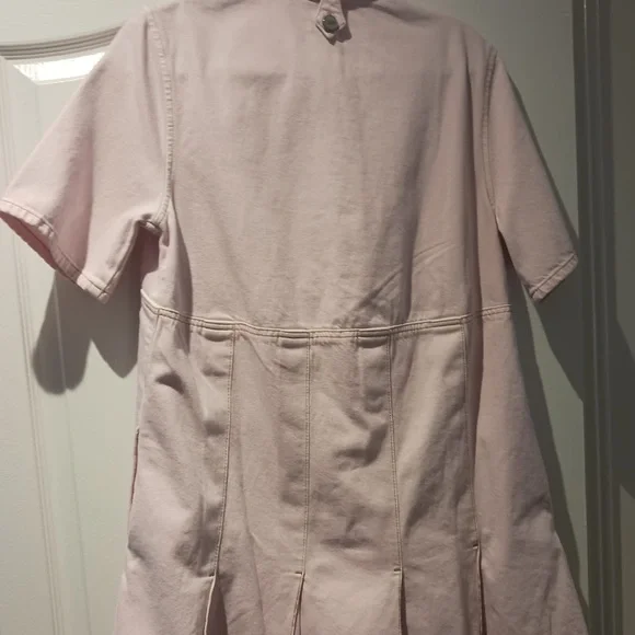 Ganni Light Pink Button-Up Dress - Picture 5 of 9